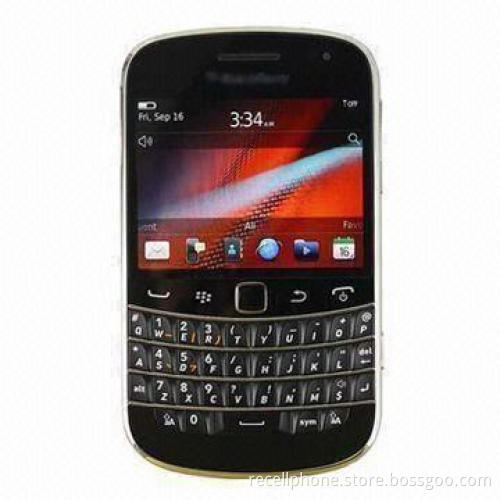 Refurbished Blackberry phones 9900,unlocked 3g smartphone,QWERTY+touch 2.8inch,WiFi,GPS,5.0MP